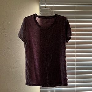 Short Sleeve Purple Top